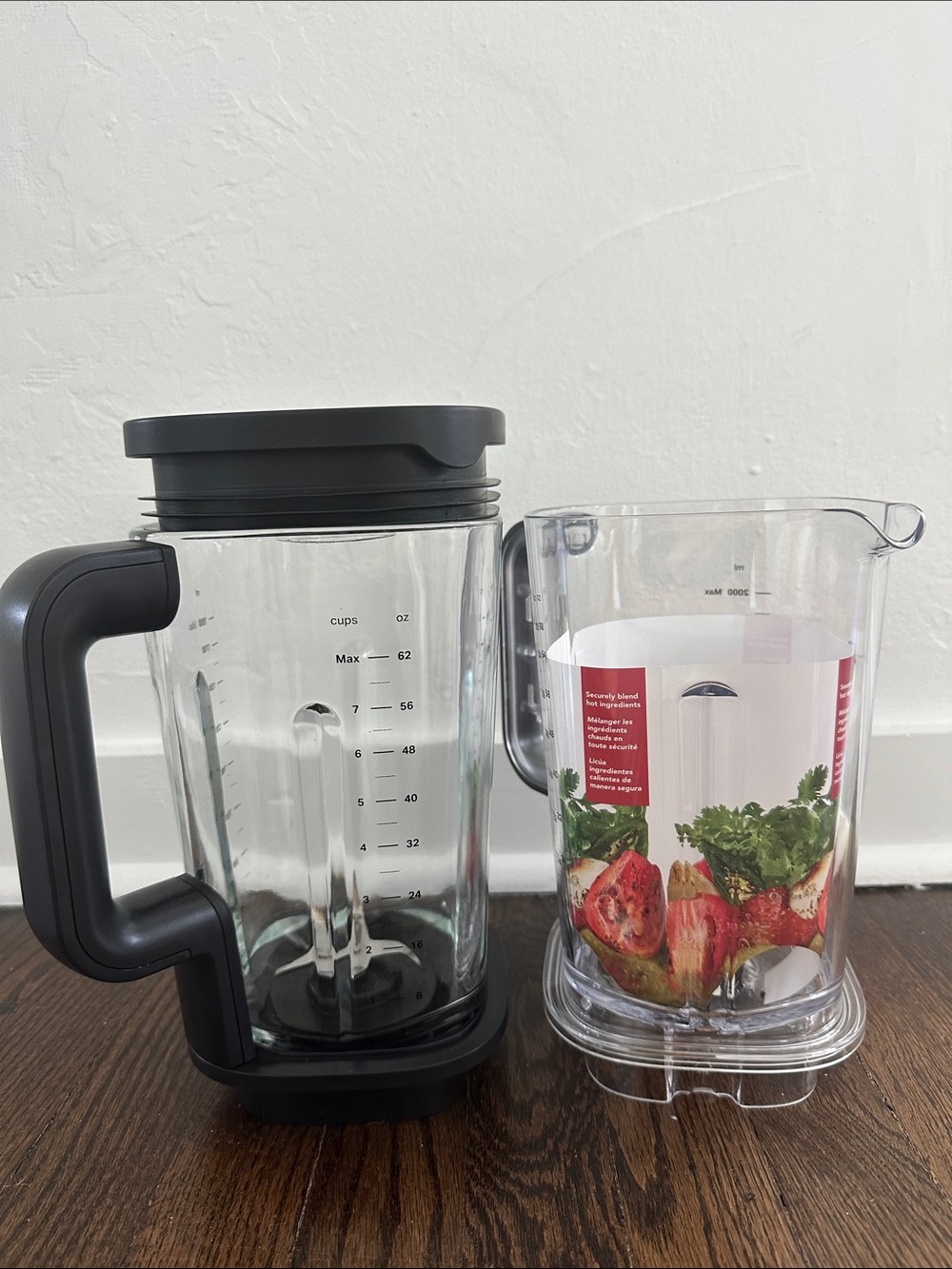 KitchenAid Black Countertop Blender Pitcher and Clear Replacement Jar Glass